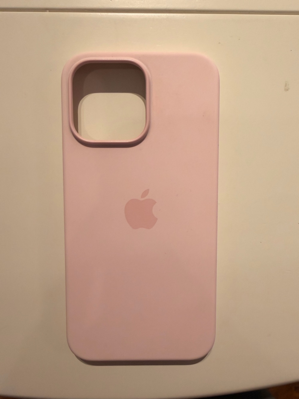 Apple Pink Silicone iPhone 14 Pro Max Case - Blush Pink